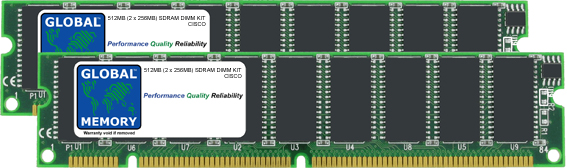 512MB (2 x 256MB) DRAM DIMM MEMORY RAM KIT FOR CISCO AS5350 UNIVERSAL GATEWAY (MEM-512M-AS535)